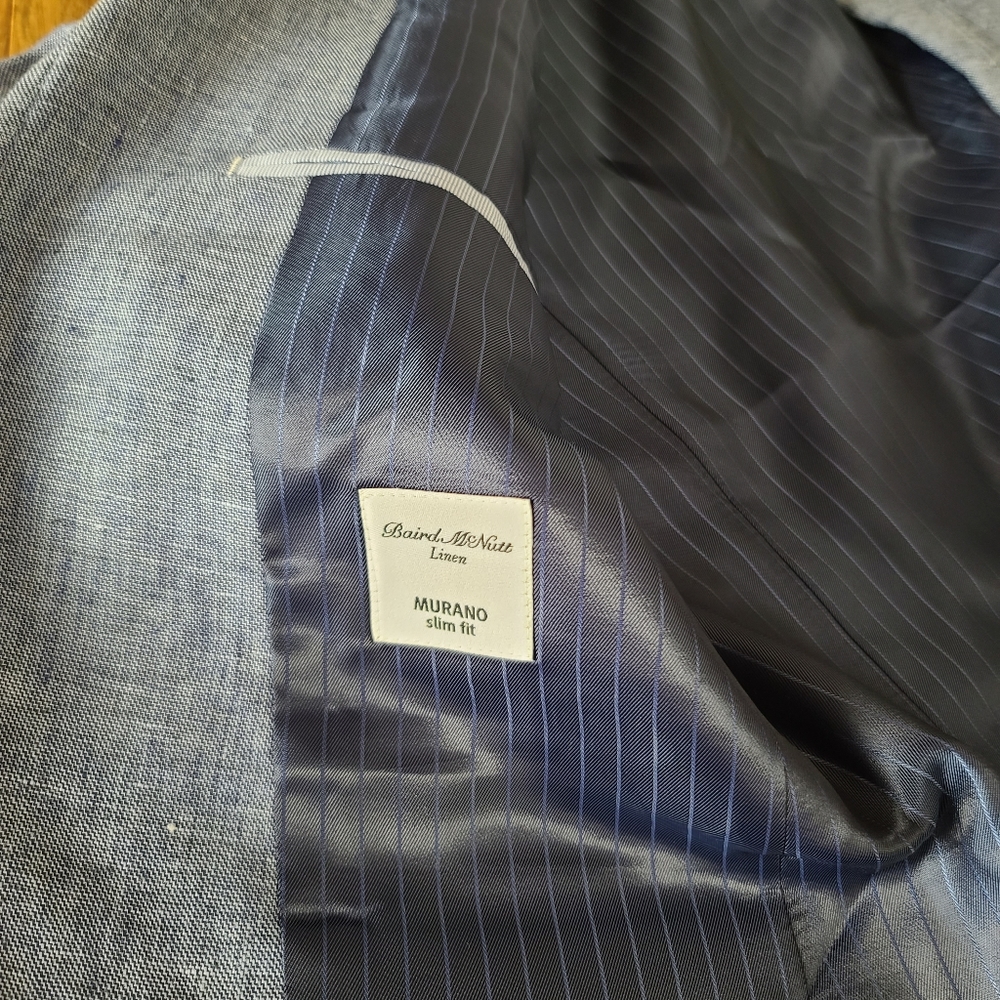 Baird Mcnutt Murano 3 piece suit Slim Fit Small - Picture 5 of 5